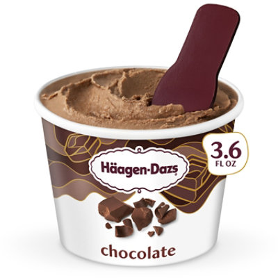 Haagen-Dazs Ice Cream Cup Chocolate - 3.6 Fl. Oz.