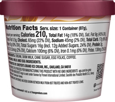 Haagen-Dazs Ice Cream Cup Coffee - 3.6 Fl. Oz. - Image 5