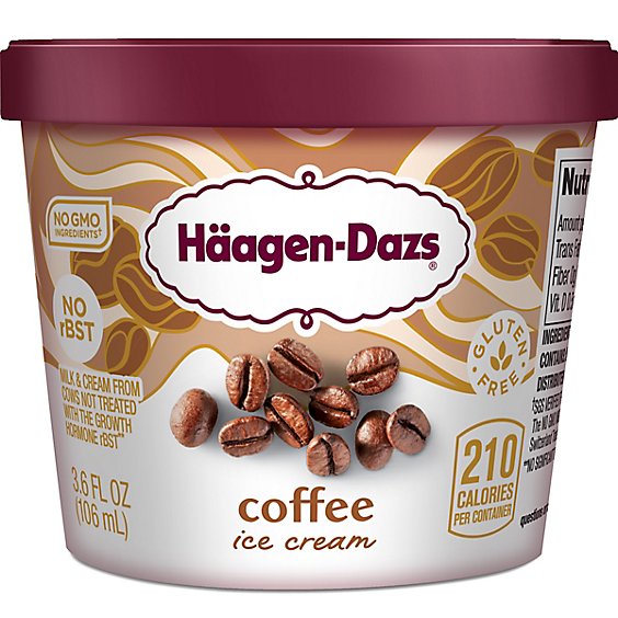 Haagen-Dazs Ice Cream Cup Coffee - 3.6 Fl. Oz.