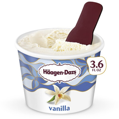 Haagen-Dazs Ice Cream Cup Vanilla - 3.6 Fl. Oz.
