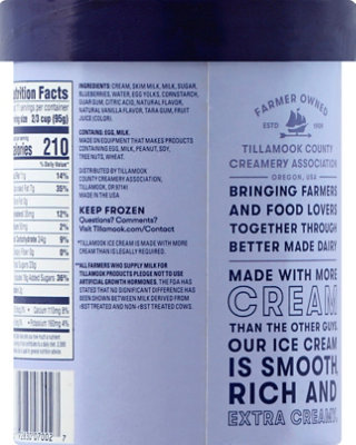 Tillamook Mountain Huckleberry Ice Cream - 1.75Quart - Image 3