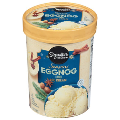 Signature SELECT Ice Cream Seasons Eggnog - 1.5 Quart - Image 3