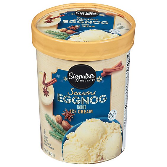 Signature SELECT Ice Cream Seasons Eggnog - 1.5 Quart