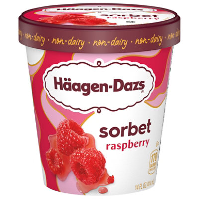 Haagen-Dazs Sorbet Raspberry - 14 Fl. Oz. - Image 1