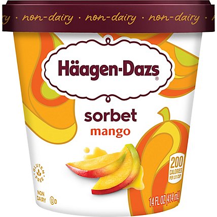 Haagen-Dazs Sorbet Mango - 14 Fl. Oz. - Image 2