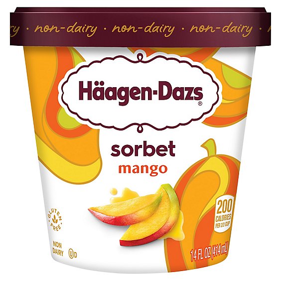 Haagen-Dazs Sorbet Mango - 14 Fl. Oz.