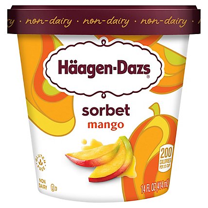Haagen-Dazs Sorbet Mango - 14 Fl. Oz. - Image 1