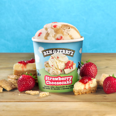 Ben & Jerry's Strawberry Cheesecake Ice Cream - 16 Oz - Image 5