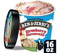 Ben And Jerry's Strawberry Cheesecake Ice Cream - 16 Oz