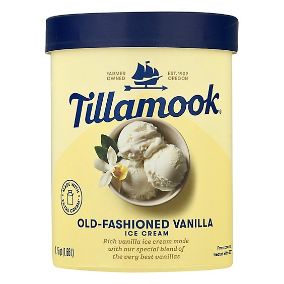 Tillamook Premium Old Fashioned Vanilla Ice Cream - 1.75 Quart