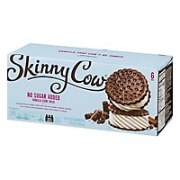 Skinny Cow Ice Cream Sandwiches Low Fat No Sugar Added Vanilla - 6-4Fl. Oz. - Image 3
