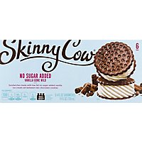 Skinny Cow Ice Cream Sandwiches Low Fat No Sugar Added Vanilla - 6-4Fl. Oz. - Image 2