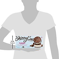 Skinny Cow Ice Cream Sandwiches Low Fat No Sugar Added Vanilla - 6-4Fl. Oz. - Image 4