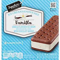 Signature SELECT Ice Cream Sandwiches Vanilla - 6-3.5 Fl. Oz. - Image 2
