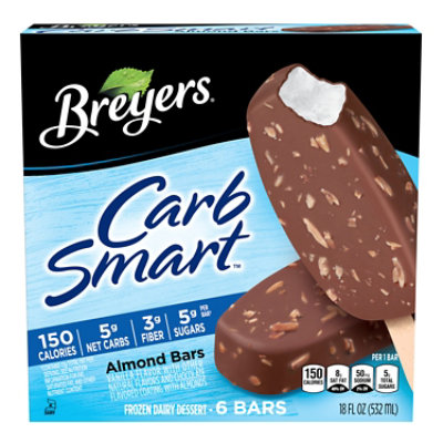 Breyers CarbSmart Almond Bars Frozen Dessert - 6 Count - Image 3