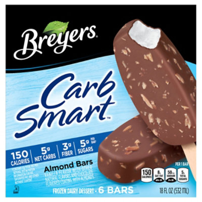 Breyers CarbSmart Almond Bars Frozen Dessert - 6 Count - Image 2