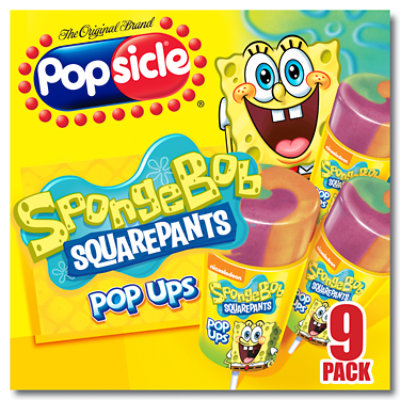 Popsicle Pop Ups SpongeBob SquarePants - 9 Count - Image 1