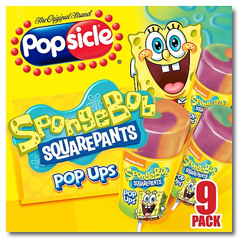 Popsicle Pop Ups SpongeBob SquarePants - 9 Count