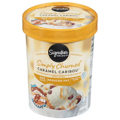 Signature SELECT Light Caribou Caramel Ice Cream - 1.50 Quart - Image 3