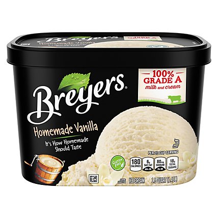 Breyers Classics Homemade Vanilla Ice Cream - 48 Oz - Image 3