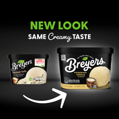 Breyers Classics Homemade Vanilla Ice Cream - 48 Oz - Image 2