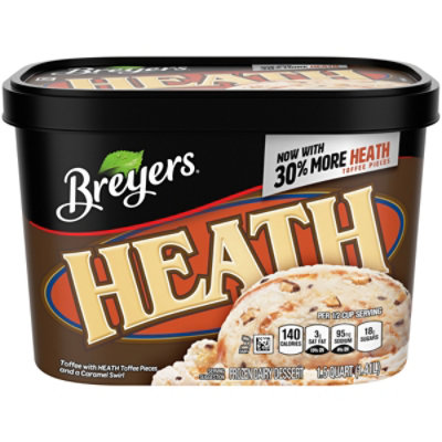 Breyers Ice Cream HEATH English Toffee - 48 Oz - Image 2