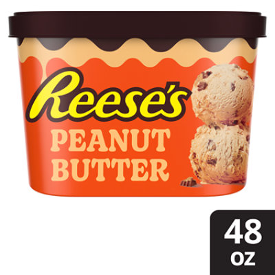 REESE'S Peanut Butter Cups & Peanut Butter Swirl Ice Cream - 48 Oz - Image 2