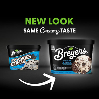 Breyers Cookies and Cream Frozen Dairy Dessert - 48 Oz - Image 6
