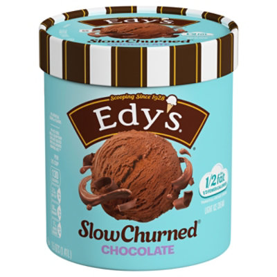 Dreyers Edys Ice Cream Slow Churned Light Chocolate - 1.5 Quart - Image 1