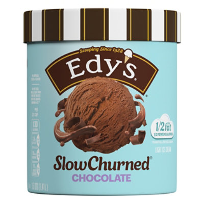 Dreyers Edys Ice Cream Slow Churned Light Chocolate - 1.5 Quart - Image 2