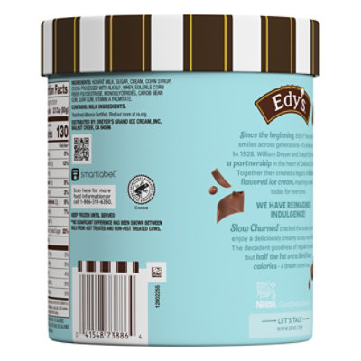Dreyers Edys Ice Cream Slow Churned Light Chocolate - 1.5 Quart - Image 2