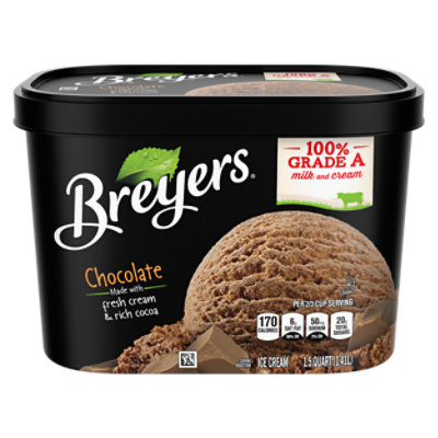 Breyers Classics Chocolate Ice Cream - 48 Oz - Image 3