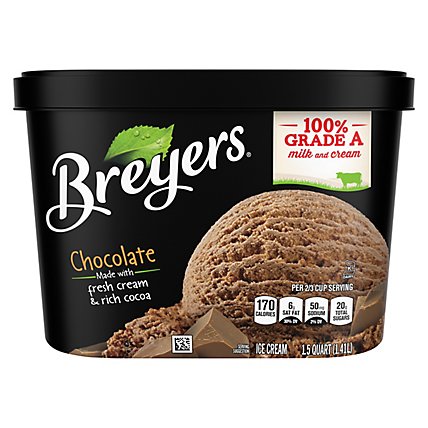 Breyers Classics Chocolate Ice Cream - 48 Oz - Image 6