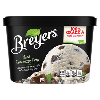 Breyers Mint Chocolate Chip Ice Cream - 48 Oz - Image 6