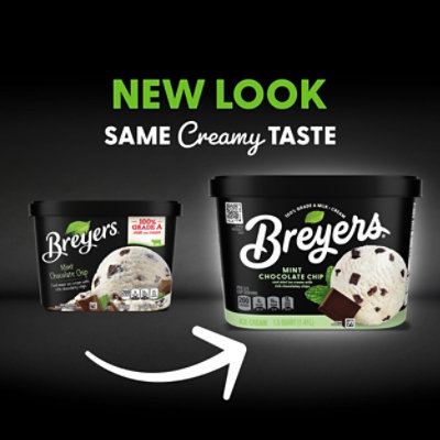 Breyers Mint Chocolate Chip Ice Cream - 48 Oz - Image 6