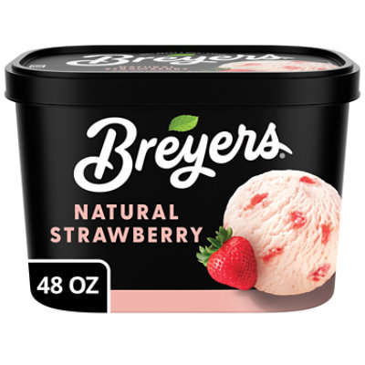 Breyers Natural Strawberry Ice Cream - 48 Oz - Image 2