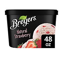 Breyers Ice Cream Original Natural Strawberry - 48 Oz