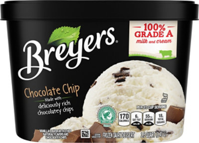 Breyers Ice Cream Original Chocolate Chip - 48 Oz - Image 5