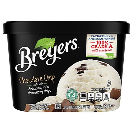 Breyers Ice Cream Original Chocolate Chip - 48 Oz - Image 2