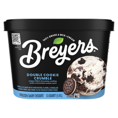 Breyers Double Cookie Crumble Frozen Dairy Dessert - 48 Oz - Image 1