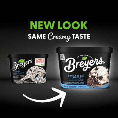Breyers Double Cookie Crumble Frozen Dairy Dessert - 48 Oz - Image 5