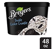 Breyers Double Cookie Crumble Frozen Dairy Dessert - 48 Oz