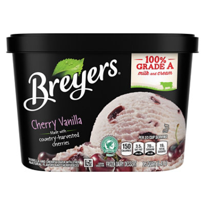 Breyers Ice Cream Original Cherry Vanilla - 48 Oz - Image 6