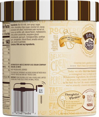 Dreyers Edys Ice Cream Slow Churned Light Chocolate Chip - 1.5 Quart - Image 5