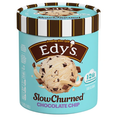 Dreyers Edys Ice Cream Slow Churned Light Chocolate Chip - 1.5 Quart - Image 1