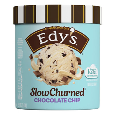 Dreyers Edys Ice Cream Slow Churned Light Chocolate Chip - 1.5 Quart - Image 2