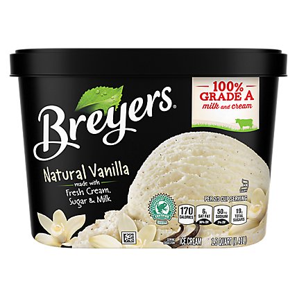 Breyers Classics Natural Vanilla Ice Cream - 48 Oz - Image 6