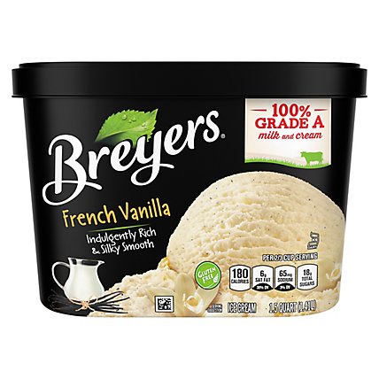 Breyers Classics French Vanilla Ice Cream - 48 Oz - Image 6