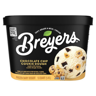 Breyers Chocolate Chip Cookie Dough Frozen Dairy Dessert - 48 Oz - Image 6
