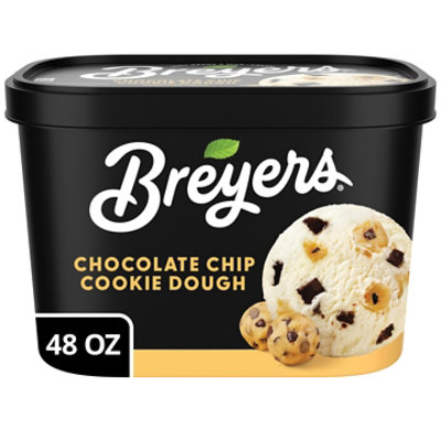 Breyers Chocolate Chip Cookie Dough Frozen Dairy Dessert - 48 Oz - Image 2